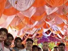 बहरिया में चारों तरफ लग रहा है जयकारा मां का