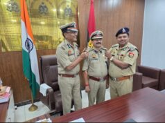 प्रमोद कुमार पाल को मिली डीआईजी की पदोन्नति, उच्च अफसरों ने लगाया रैंक बैज