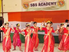 स्वतंत्रता दिवस पर एसबीएस अकैडमी शंकरगढ़ में हुआ रंगारंग कार्यक्रम