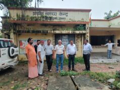 मुख्य चिकित्सा अधिकारी ने सीएचसी सैदाबाद का किया औचक निरीक्षण