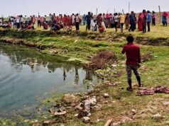 मांडा के बामपुर घाट पर गंगा की लहरों में समाए चार बच्चे, मची अफरा- तफरी