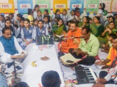 अखंड मानस पाठ के साथ कैंब्रिज विद्यालय में नए सत्र की शुरुआत