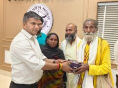 शंकरगढ़ के श्रवण बाधित दंपति को मिली कान की मशीन