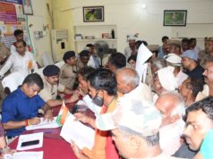 संपूर्ण समाधान दिवस पर तहसील बारा में गरमाया माहौल