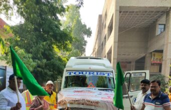 सोमनाथ गुजरात हेतु यात्रा रवाना